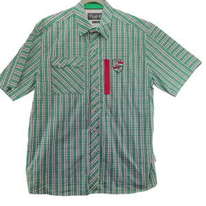 Eight 732 Mens Button Up Shirt Multi-Color Size 2XL 100% Cotton Collar Imperfect